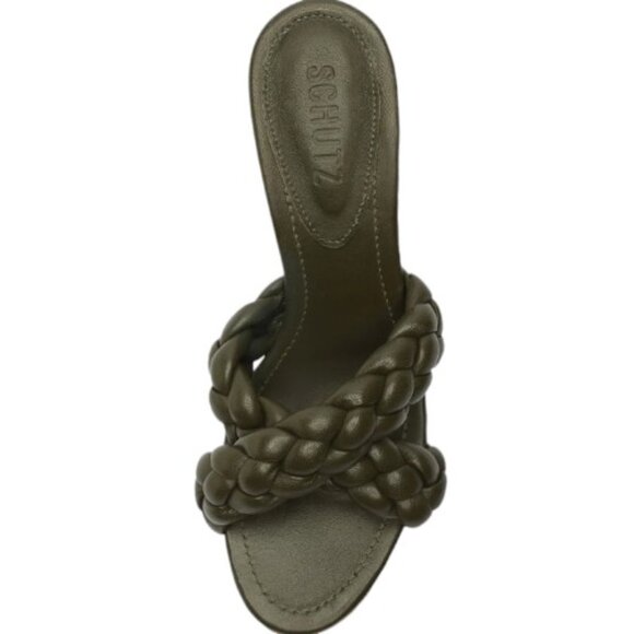 SCHUTZ Cicely Sandal in Military Green NWT & Box Sz 5M, 6M - Picture 4 of 7